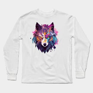 Dreamcatcher Wolf Long Sleeve T-Shirt